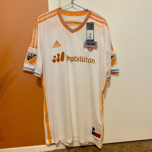 NEW Houston Dynamo Jersey YL - Picture 1 of 1